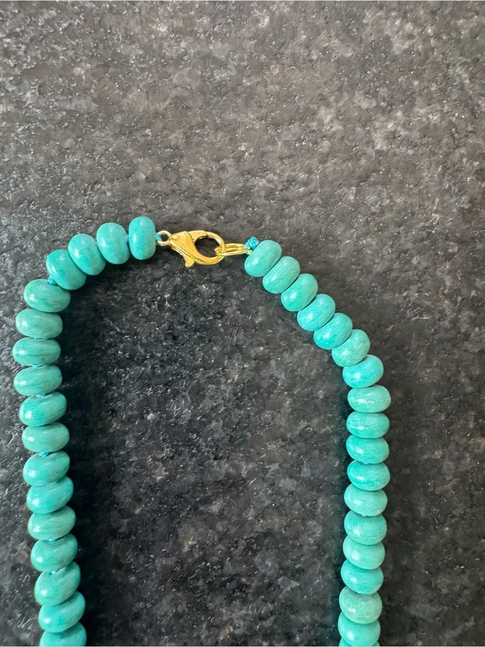 NWOT Tuckernuck Turquoise and Coral Asymmetrical Necklace